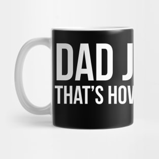 Dad Jokes That's How Eye Roll Mug